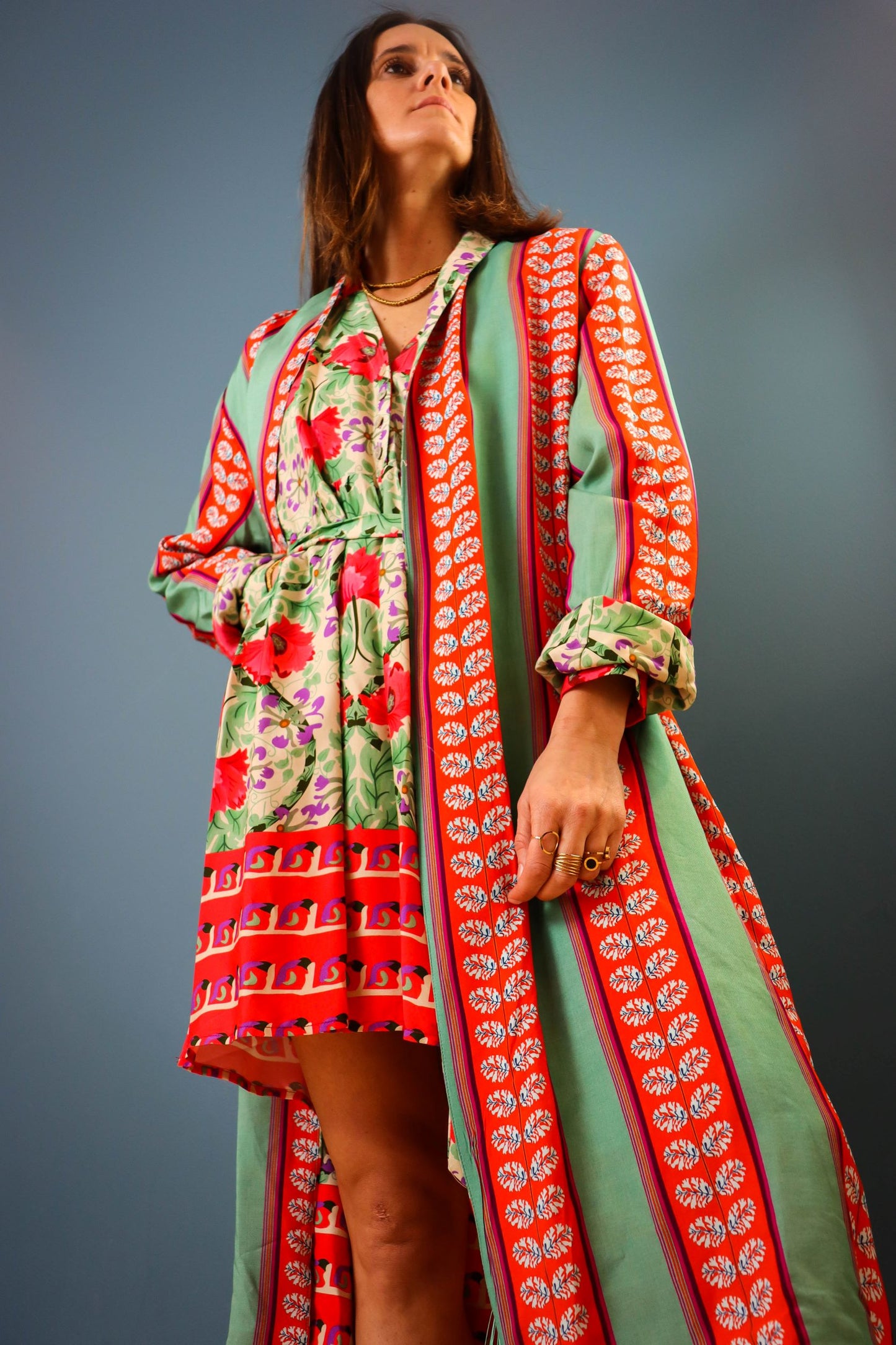 MADONNA DOUBLE FACE KIMONO